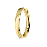 LILY | Classic Quarter Domed Ring in Yellow Gold