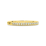 ADRIANA | French Pavé Diamond Ring in Yellow Gold (0.19ct tw.)