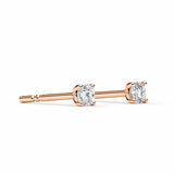 ALICE | Round Brilliant 4 Prong Diamond Studs in Rose Gold (0.20ct - 1.00ct tw.)