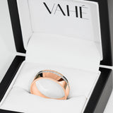 ANTHONY | Channel Set Flat Profile Ring in Rose Gold (0.69ct tw.)