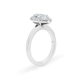 ARI | Scalloped Pavé Marquise Diamond Ring in Platinum