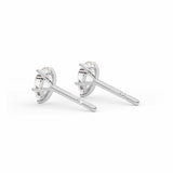 CLARA | Pear Shape Diamond Studs in White Gold (0.80ct tw.)