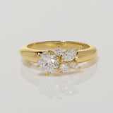 CUSTOM | Asymmetrical Ring in 18ct Yellow Gold