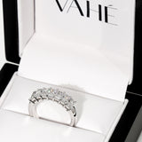 CUSTOM | Elongated Radiant Diamond Seven Stone in 18ct White Gold