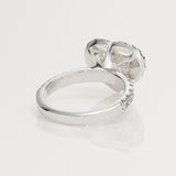 CUSTOM | Heart Shape Diamond Halo in 18ct White Gold