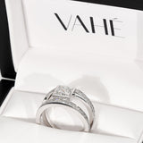 CUSTOM | Princess Cut & Parallel Channels in 18ct White Gold