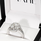 CUSTOM | Round Brilliant Diamond Scattered Cluster in 18ct White Gold