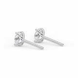 DAKOTA | Oval Shape Diamond Studs in White Gold (0.60ct tw.)