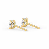 DAKOTA | Oval Shape Diamond Studs in Yellow Gold (0.60ct tw.)