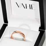 DANIEL | Classic Quarter Domed Ring in Rose Gold (4mm-8mm)