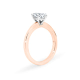 DESTINY | Classic Solitaire Marquise Diamond Ring in Rose & White Gold