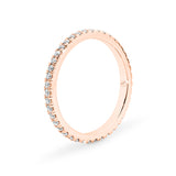 DESTINY | Delicate "V" Split Diamond Ring in Rose Gold (0.42ct tw.)