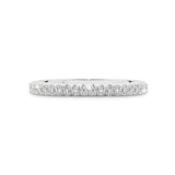 DESTINY | Delicate "V" Split Diamond Ring in White Gold (0.42ct tw.)