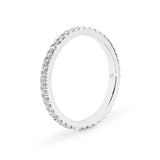 DESTINY | Delicate "V" Split Diamond Ring in White Gold (0.42ct tw.)