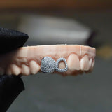 Diamond Set Solid Cap & Window Grillz | Grillz Melbourne Australia