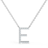 PENELOPE | Diamond Letter Pendant in 18ct White Gold (A-Z)