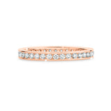 ELLA | Channel Set Diamond Ring in Rose Gold (0.65ct tw.)
