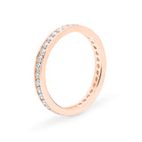 ELLA | Channel Set Diamond Ring in Rose Gold (0.65ct tw.)
