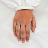 ELLA | Channel Set Diamond Ring in Platinum (0.65ct tw.)