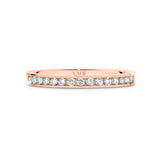 ELLA | Channel Set Diamond Ring in Rose Gold (0.25ct tw.)
