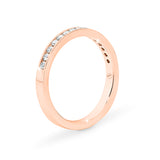 ELLA | Channel Set Diamond Ring in Rose Gold (0.25ct tw.)