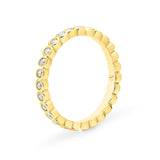 ELORA | Bezel Set Diamond Ring in Yellow Gold (0.48ct tw.)