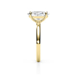 KAYLA | Classic Solitaire Oval Shape Diamond Ring in Yellow Gold