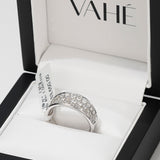 Micro Pavé Diamond Ring in 18ct White Gold (1.50ct tw.)