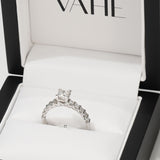 Princess Cut Diamond Ring in 18ct White Gold (1.03ct tw.)