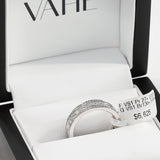 Princess & Round Diamond Ring in 18ct White Gold (2.42ct tw.)