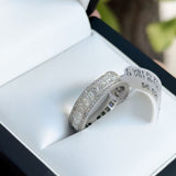 Princess & Round Diamond Ring in 18ct White Gold (2.42ct tw.)