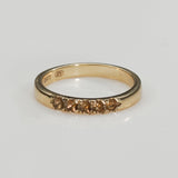 REMODELLING | Birth Stone Dress Ring in Yellow Gold