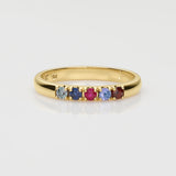 REMODELLING | Birth Stone Dress Ring in Yellow Gold