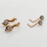 REMODELLING | Diamond Earrings in Rose Gold