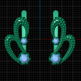 REMODELLING | Diamond Earrings in Rose Gold