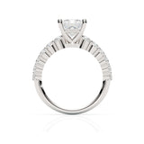 REMODELLING | Princess Cut Engagement Ring in White Gold