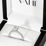 REMODELLING | Radiant Cut Engagement Ring & Matching Wedding Rings