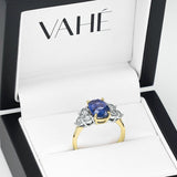 REMODELLING | Sapphire and White Diamonds in Two Tone