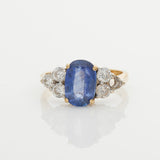 REMODELLING | Sapphire and White Diamonds in Two Tone
