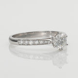 REMODELLING | Three Stone Halo in White Gold