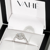 REMODELLING | Round Brilliant Antique Cluster in White Gold