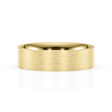 ROME | Flat Profile Ring in Yellow Gold (4mm-8mm)