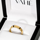 ROME | Flat Profile Ring in Yellow Gold (4mm-8mm)