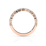 ROSE | Marquise & Round Diamond Ring in Rose Gold (0.38ct tw.)