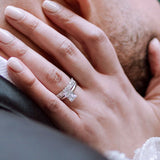 KAYLA | Classic Solitaire Radiant Cut Diamond Ring in White Gold