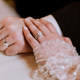 KAYLA | Classic Solitaire Radiant Cut Diamond Ring in White Gold