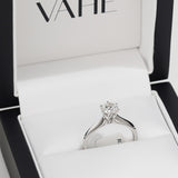 Six Claw Solitaire Ring in 18ct White Gold (0.80ct tw.)