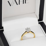 Six Claw Solitaire Ring in 18ct Yellow & White Gold (0.71ct tw.)
