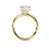 TIFFANY | Hidden Halo Elongated Cushion Diamond Ring in Yellow Gold