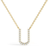 PENELOPE | Diamond Letter Pendant in 18ct Yellow Gold (A-Z)